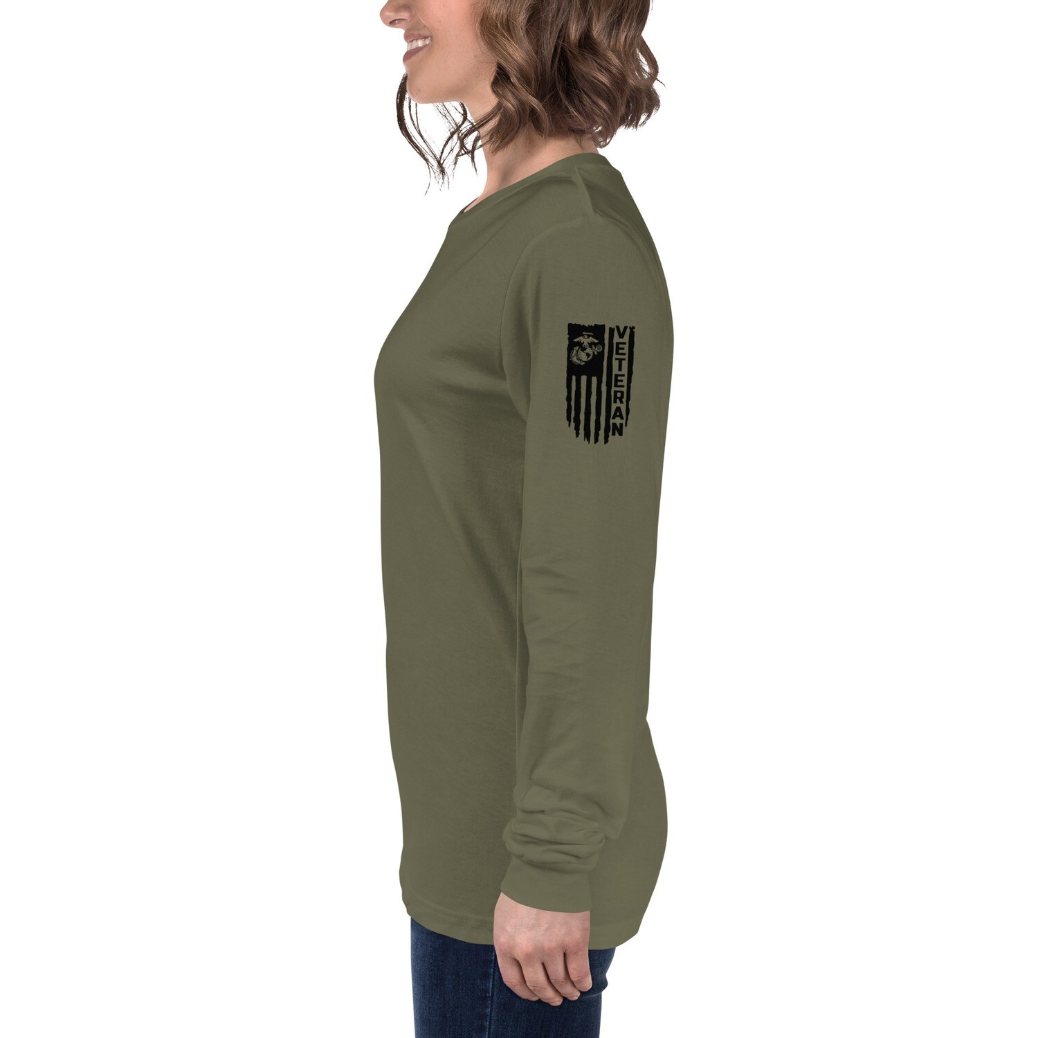 USMC Veteran Unisex Long Sleeve Tee