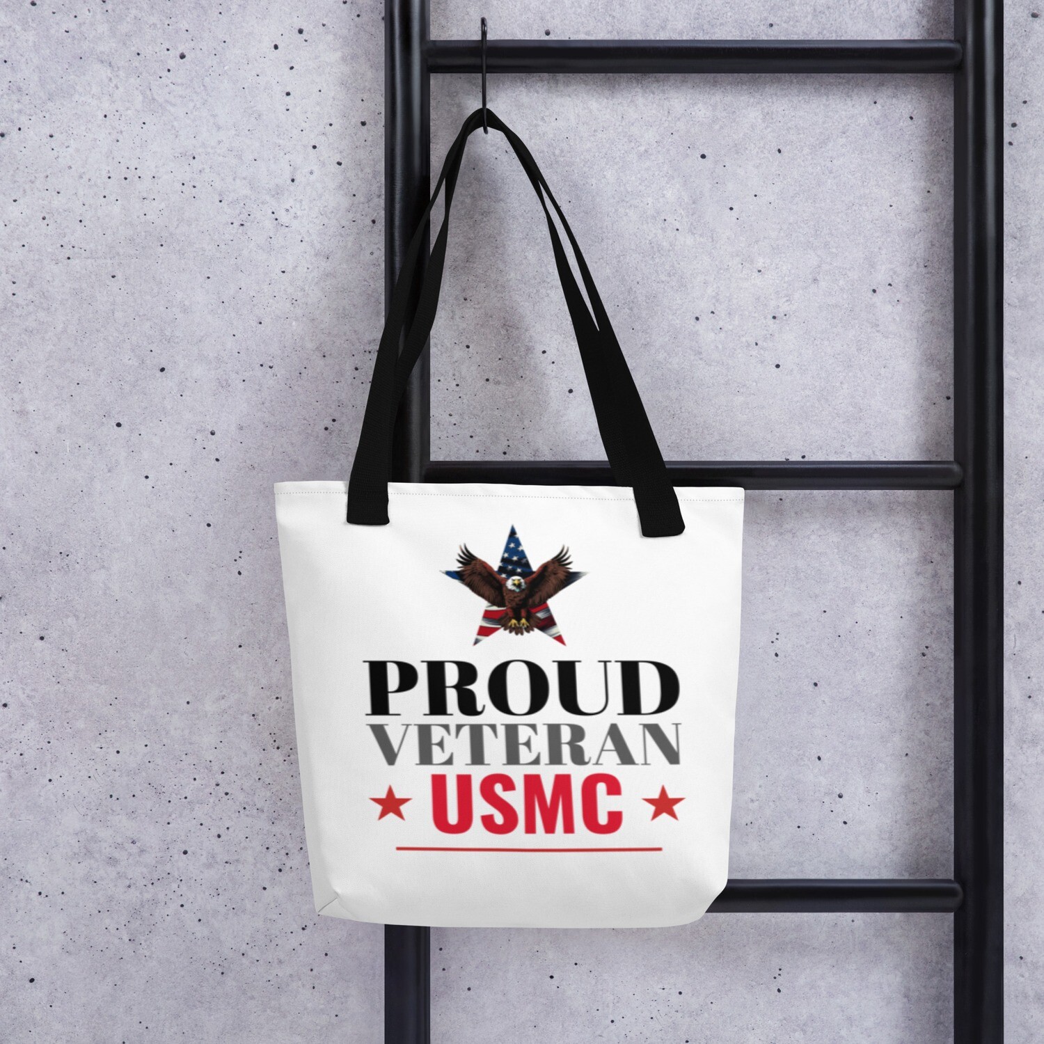 Tote bag Proud Veteran USMC