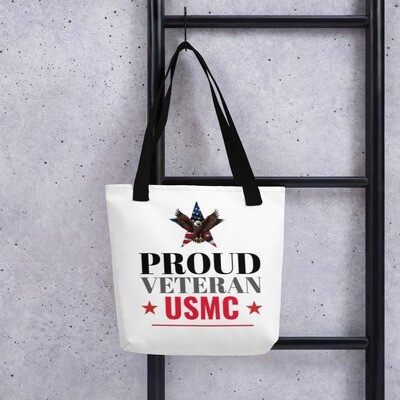 Tote bag Proud Veteran USMC