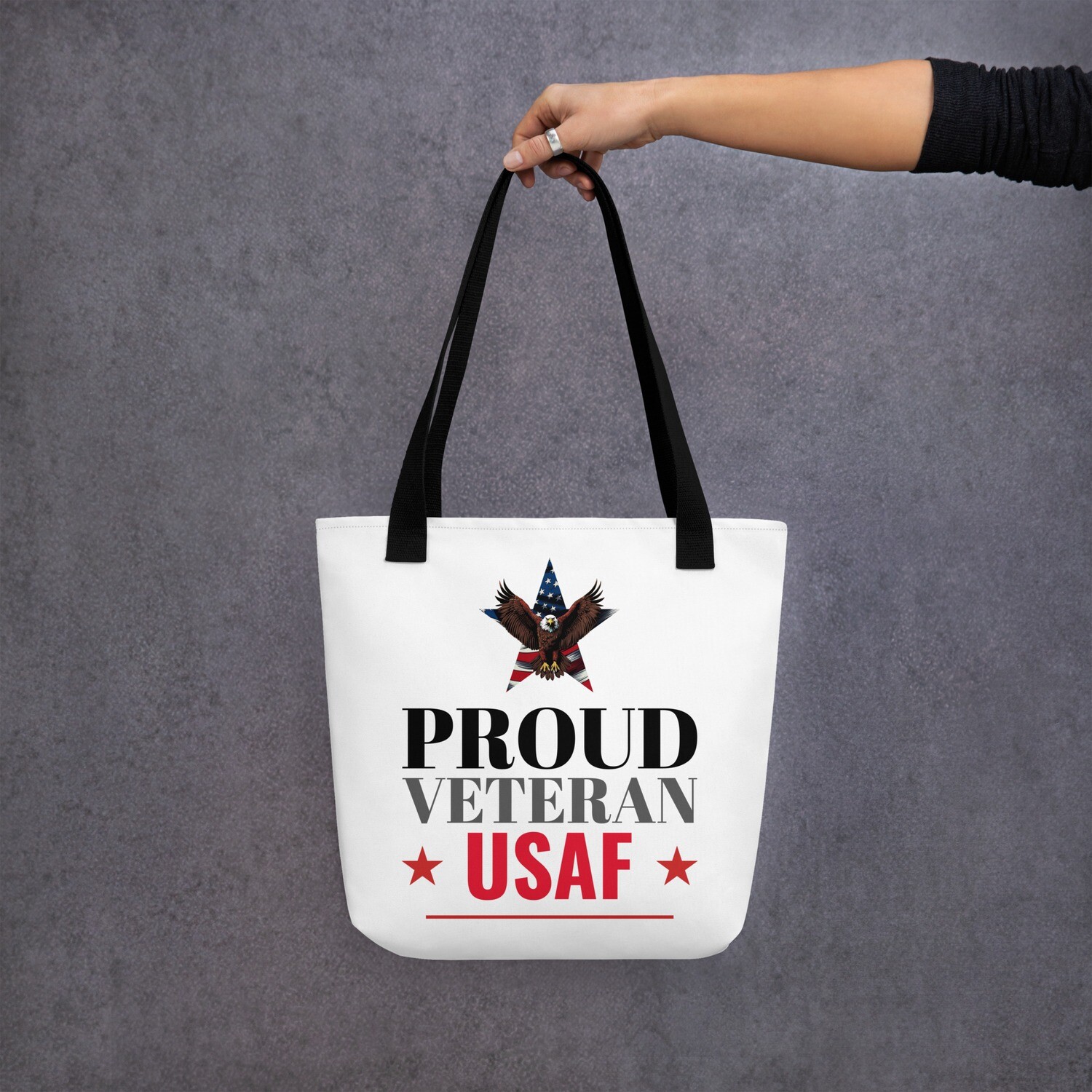 Tote bag Proud Veteran USAF