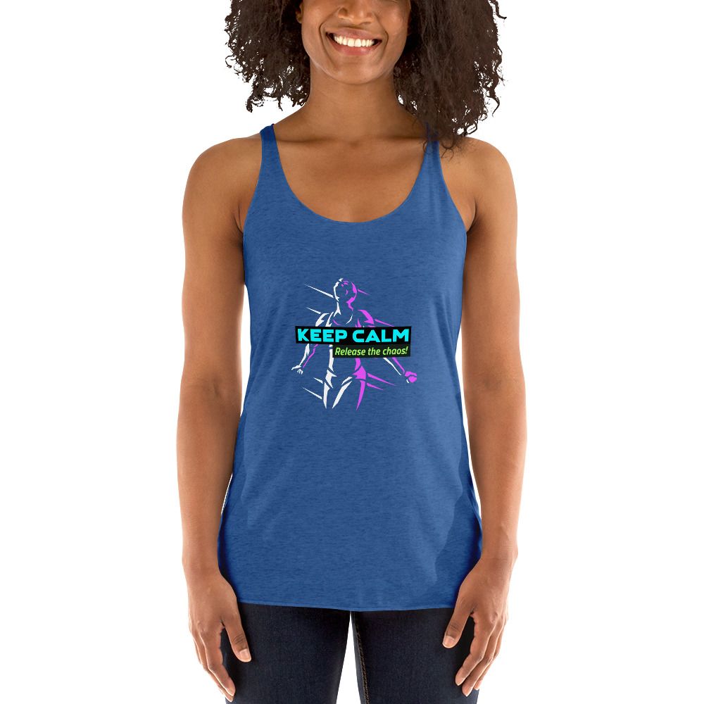 Keep Calm Women&#39;s Racerback Tank