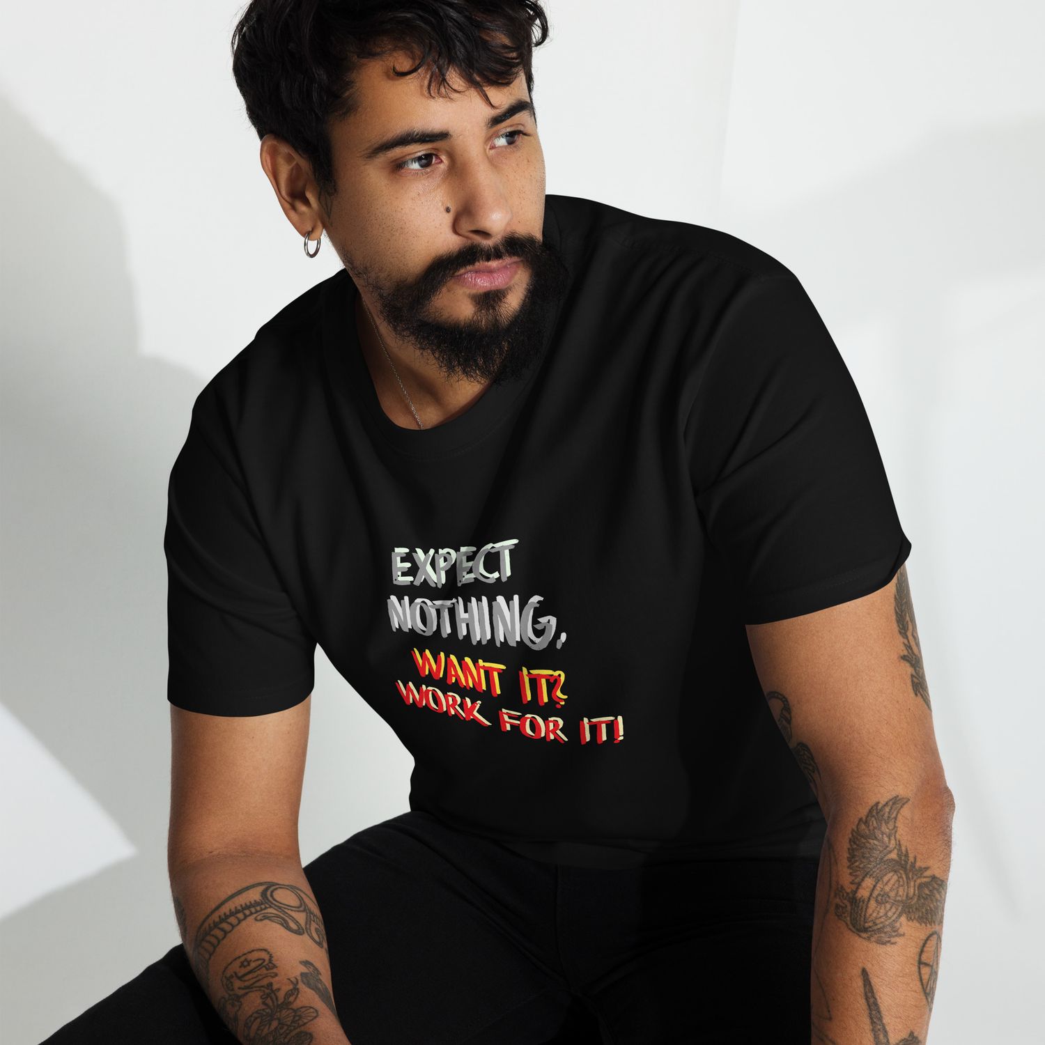 Work for it! Premium heavyweight tee