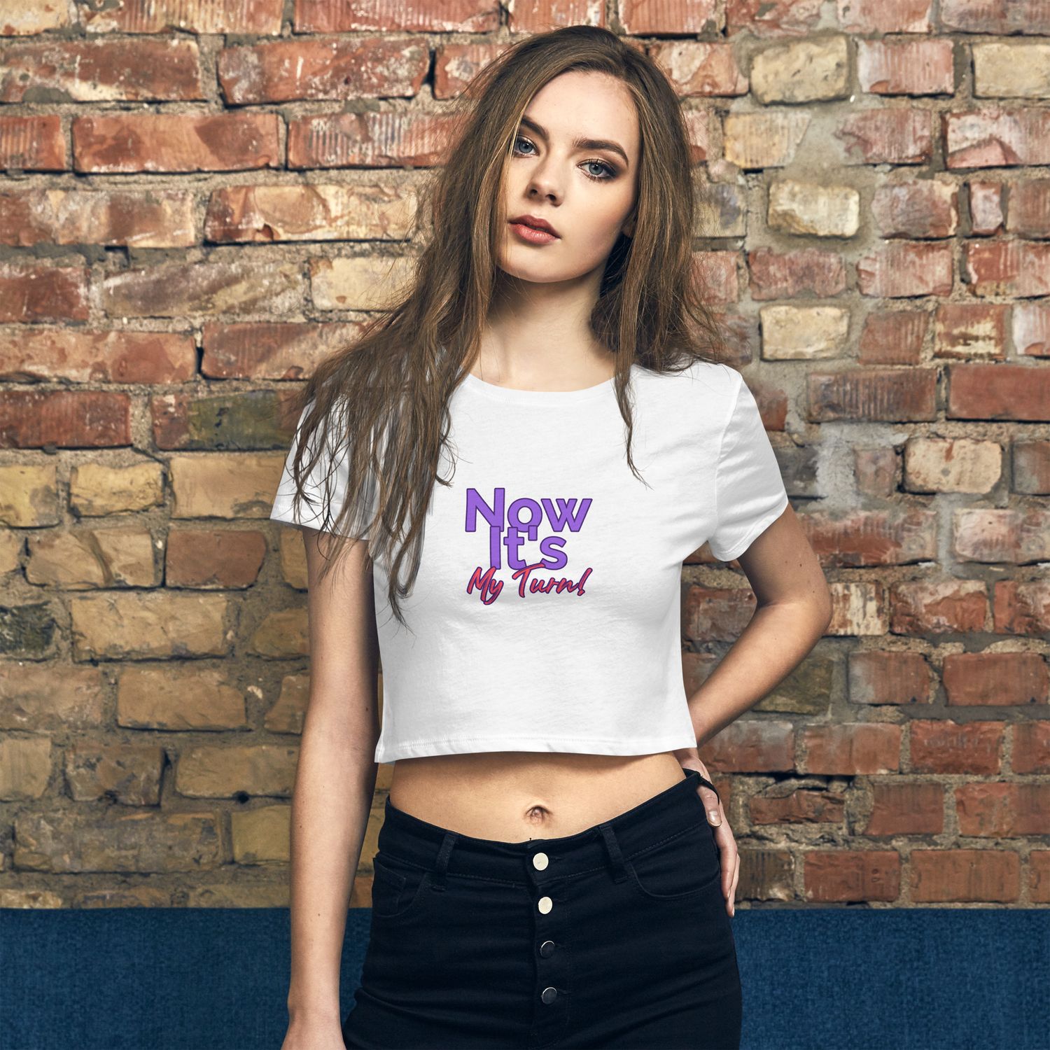 My Turn! Women’s Crop Tee