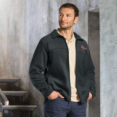 S&amp;H Embroidered Unisex Columbia fleece jacket