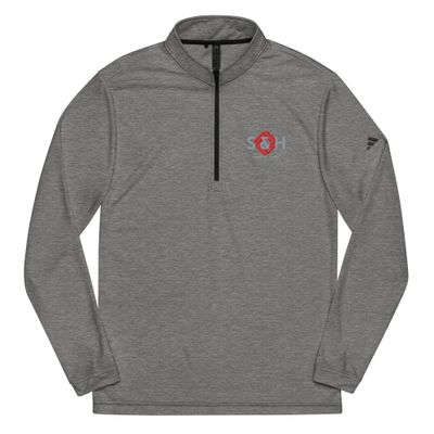 S&amp;H Embroidered Quarter zip pullover