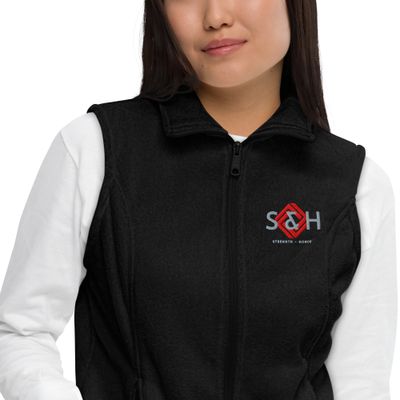 Women’s S&amp;H Embroidered Columbia fleece vest