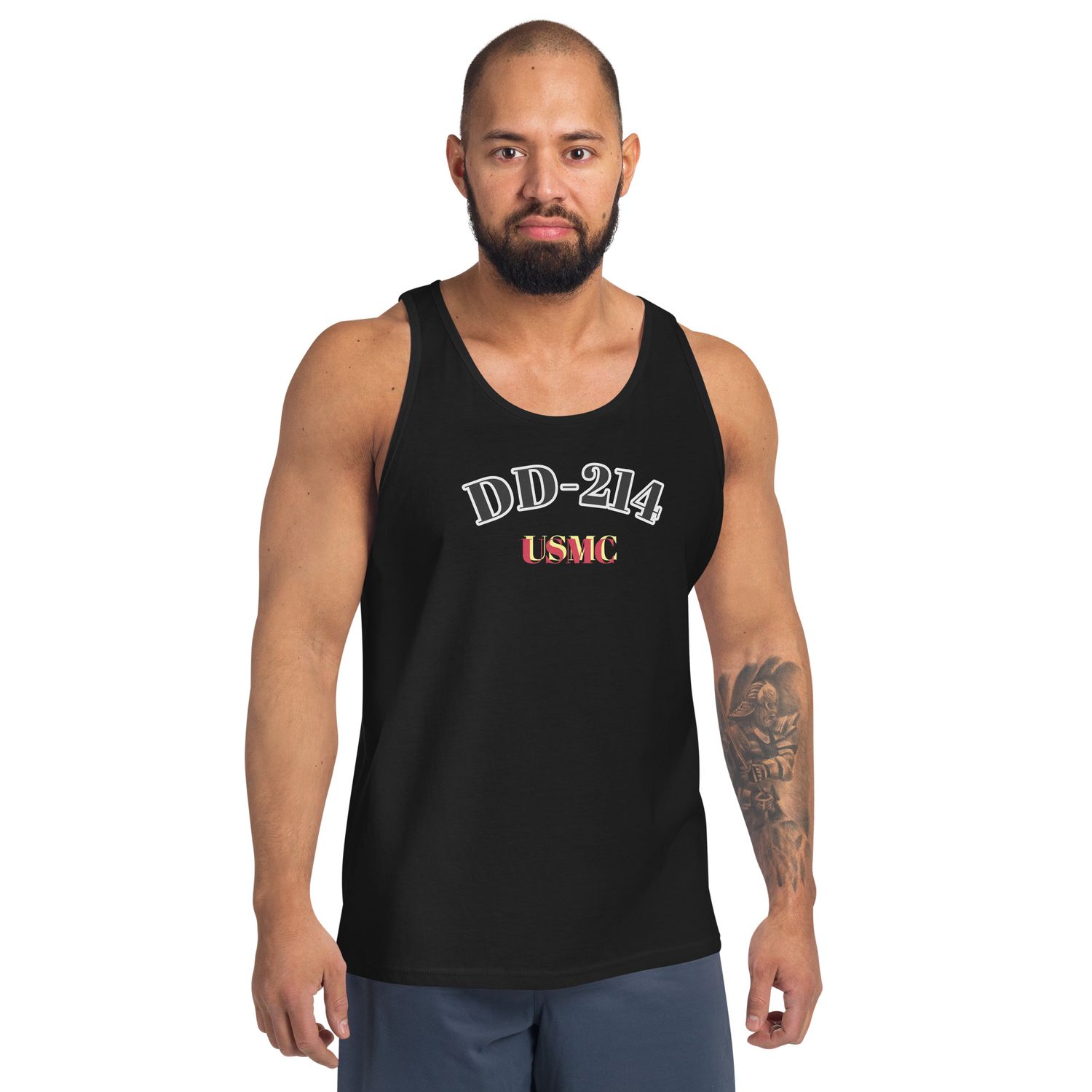 DD-214 USMC Men&#39;s Tank Top