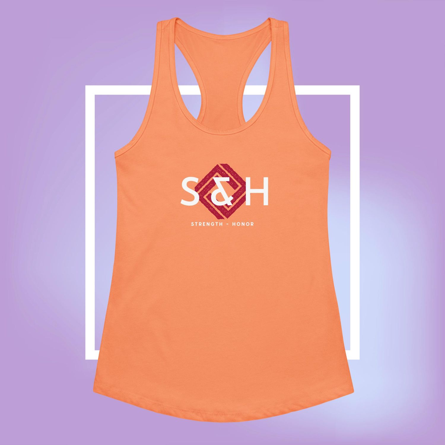 S&amp;H Women’s fitted racerback tank top
