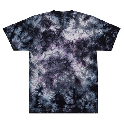 "Never Bow" Oversized tie-dye t-shirt