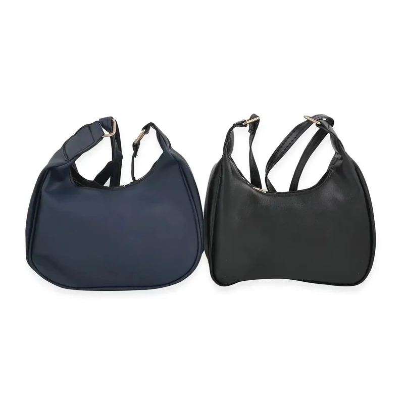 Faux Leather Shoulder Bag