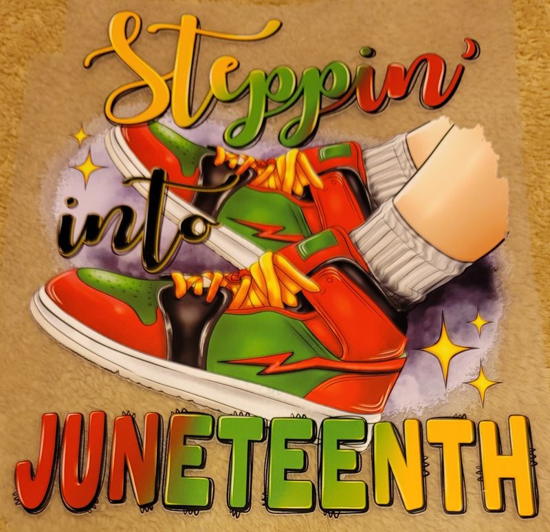 Steppin Into Juneteenth T-shirt Pre-order
