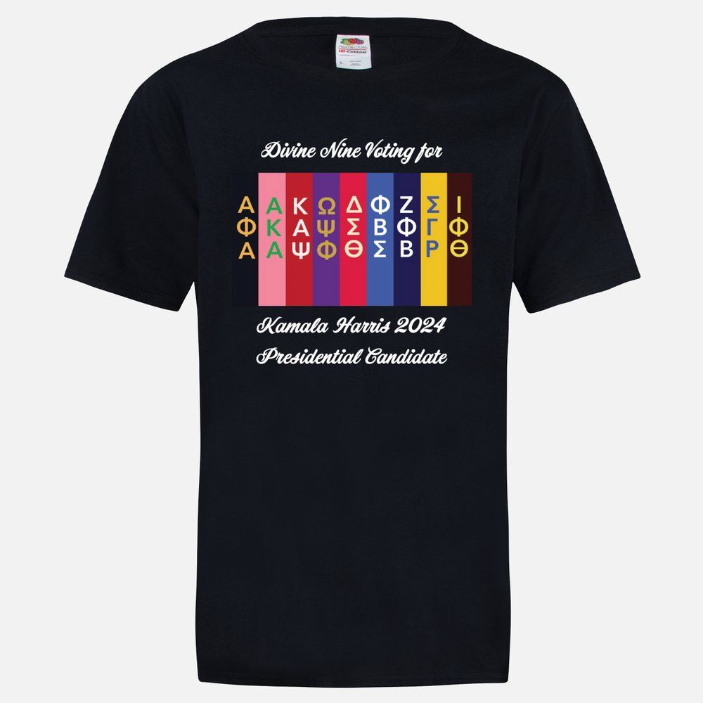 Kamala Harris Divine Nine for Kamala Harris T-shirt