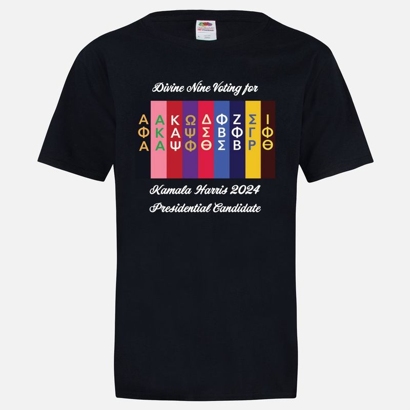 Kamala Harris Divine Nine for Kamala Harris T-shirt