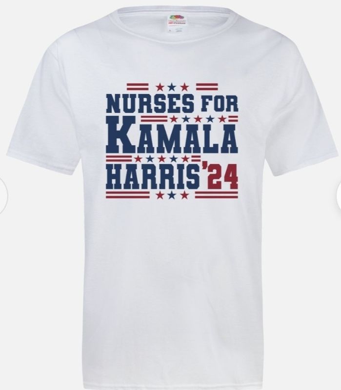 Kamala Harris Nurses for Kamala Harris '24 T-Shirt