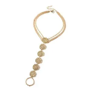 Gold Anklet & Toe Bracelet