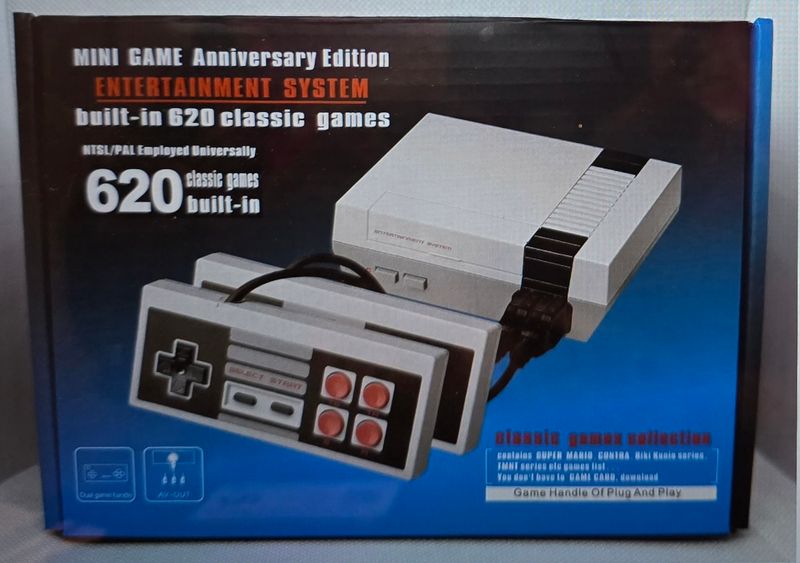Mini Game Anniversary Edition Entertainment System built-in 620 Classic Games