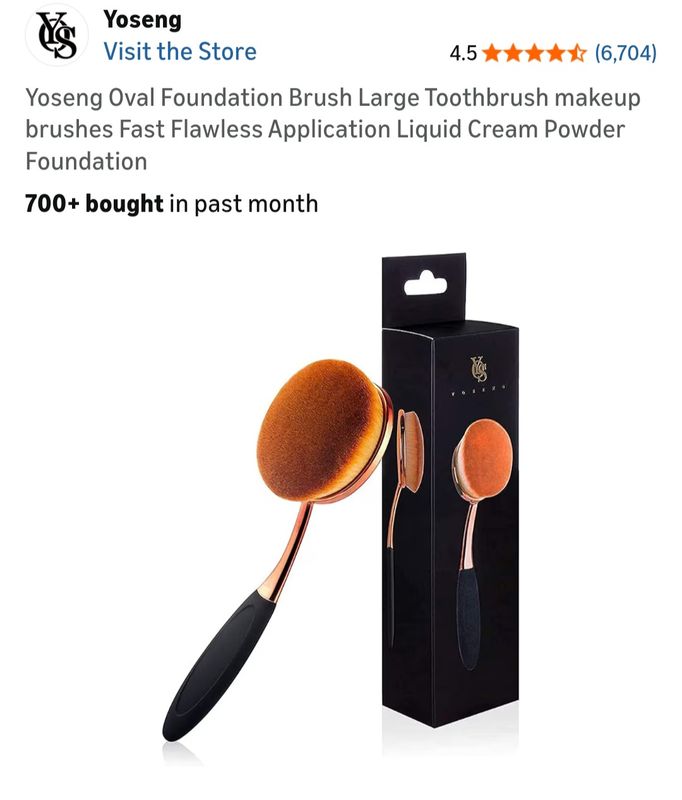 Yoseng Oval Foundation Brush Large
