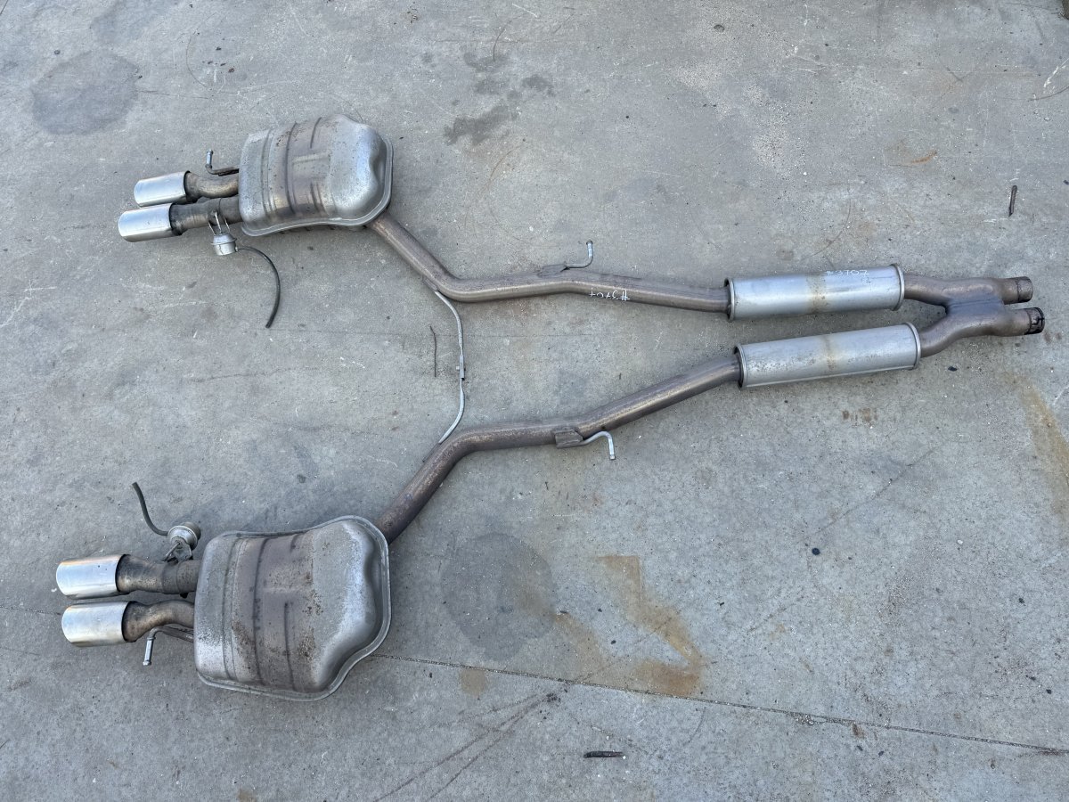 Audi A8 (D3) Exhaust system complete 4E0253411AA 4E0253611AN 4E0253612AB Exhaust sys...