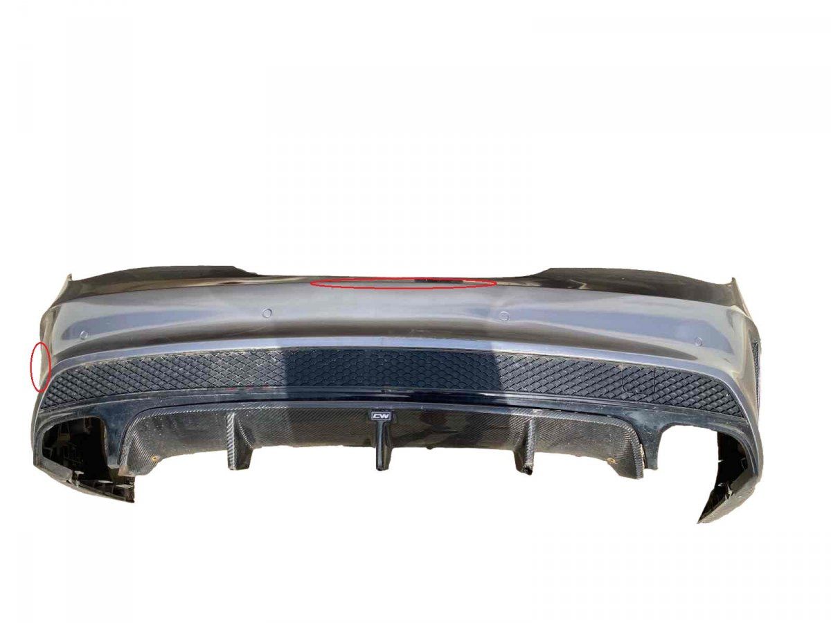 A1178805040 Rear bumper MERCEDES-BENZ CLA (C117, X117) (2013-2019)