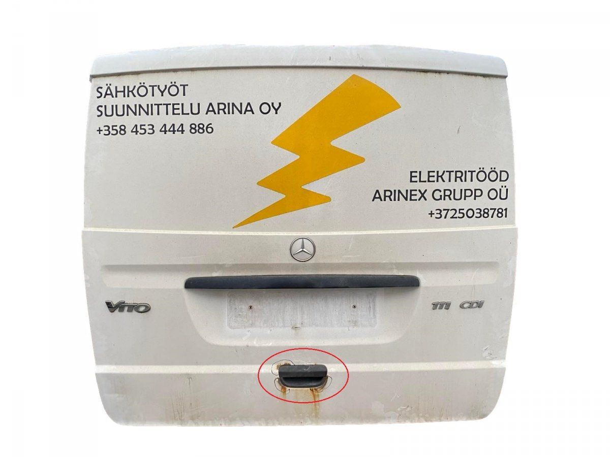 A6397409805 Крышка багажника/задняя дверь MERCEDES-BENZ VITO/VIANO (W639) (2003-2014)