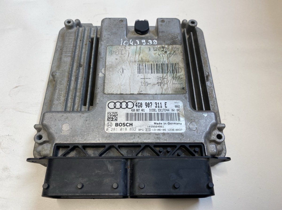 0281018892 0281017399 Engine Control Unit / module (ECU) AUDI A6 / A6 ALLROAD (C7, 4G) (2010-2018)