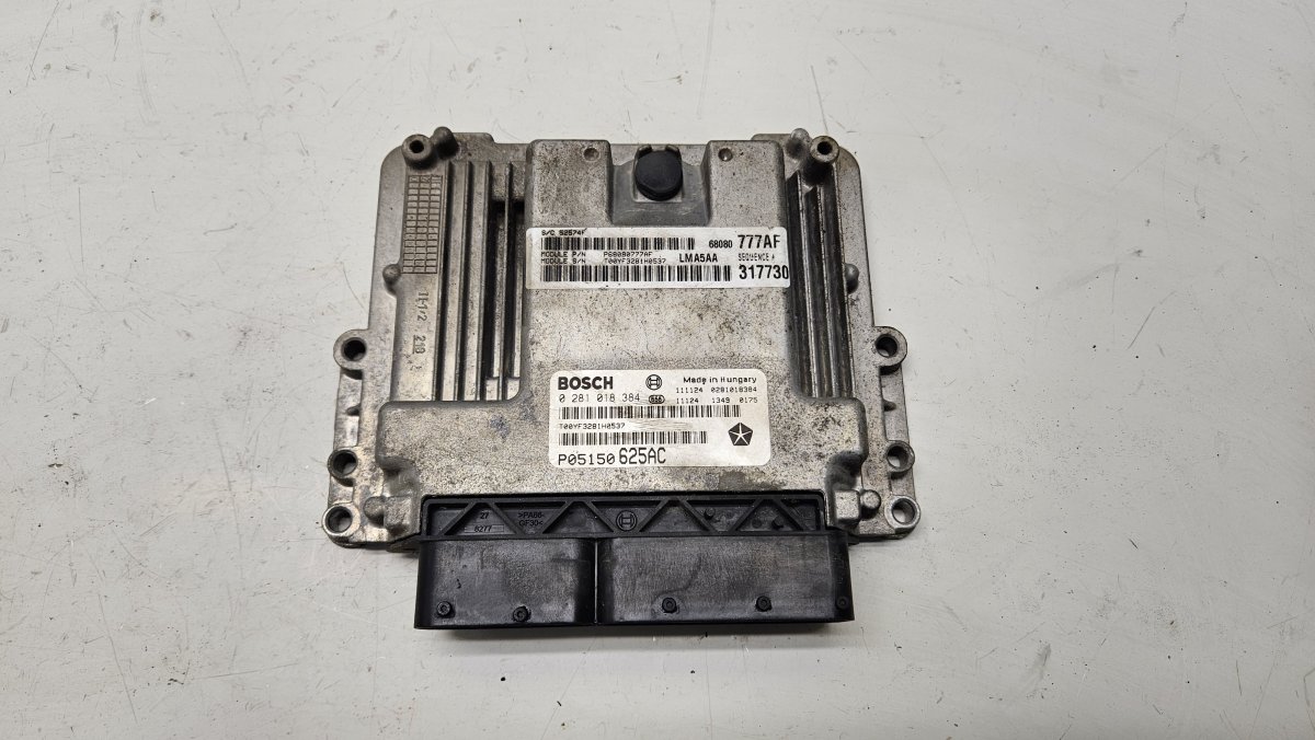 Chrysler 300 Engine Control Unit / module (ECU) 0281018384 P05150625AC P68080777AF Engine Contr...