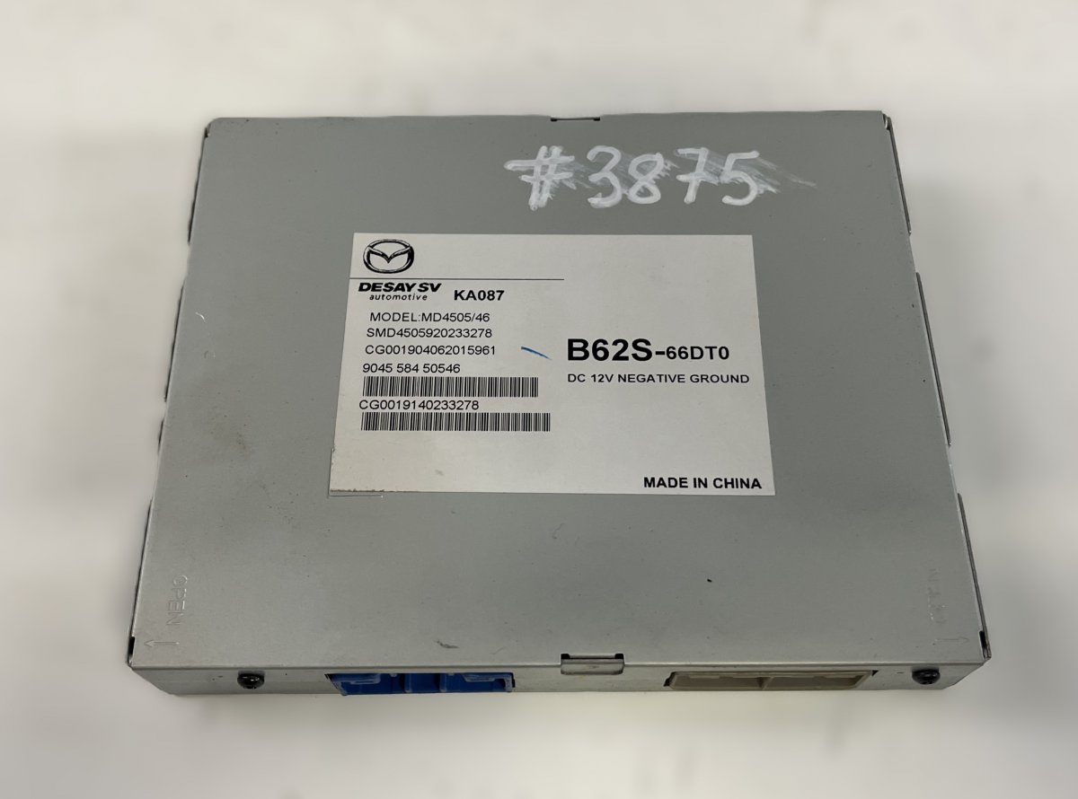 Mazda 6 (GJ / GL) TV - Receiver (Tuner) B62S66DT0 MD450546 TV - Receiver (Tuner) MAZDA ...