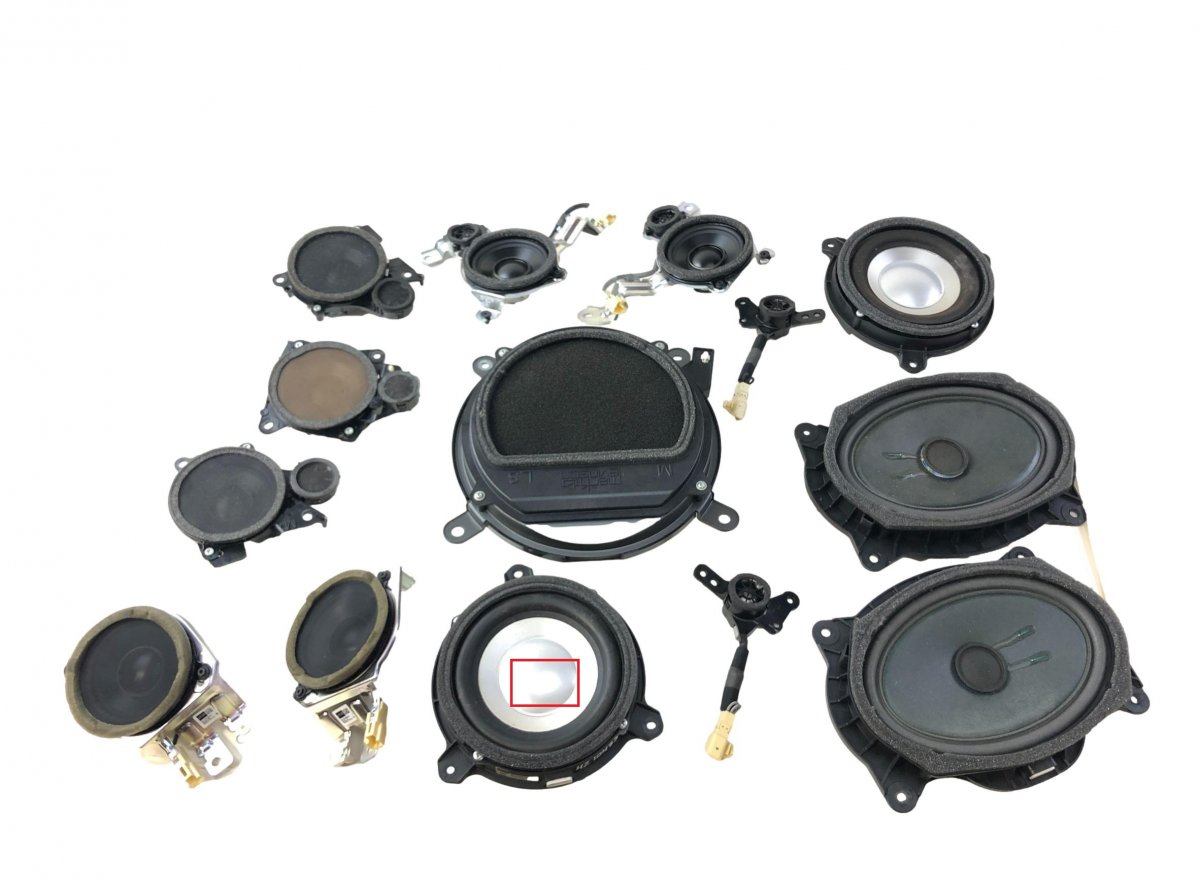 Lexus LS Set of loudspeakers 861600WG10 Set of loudspeakers LEXUS LS (XF40) ...