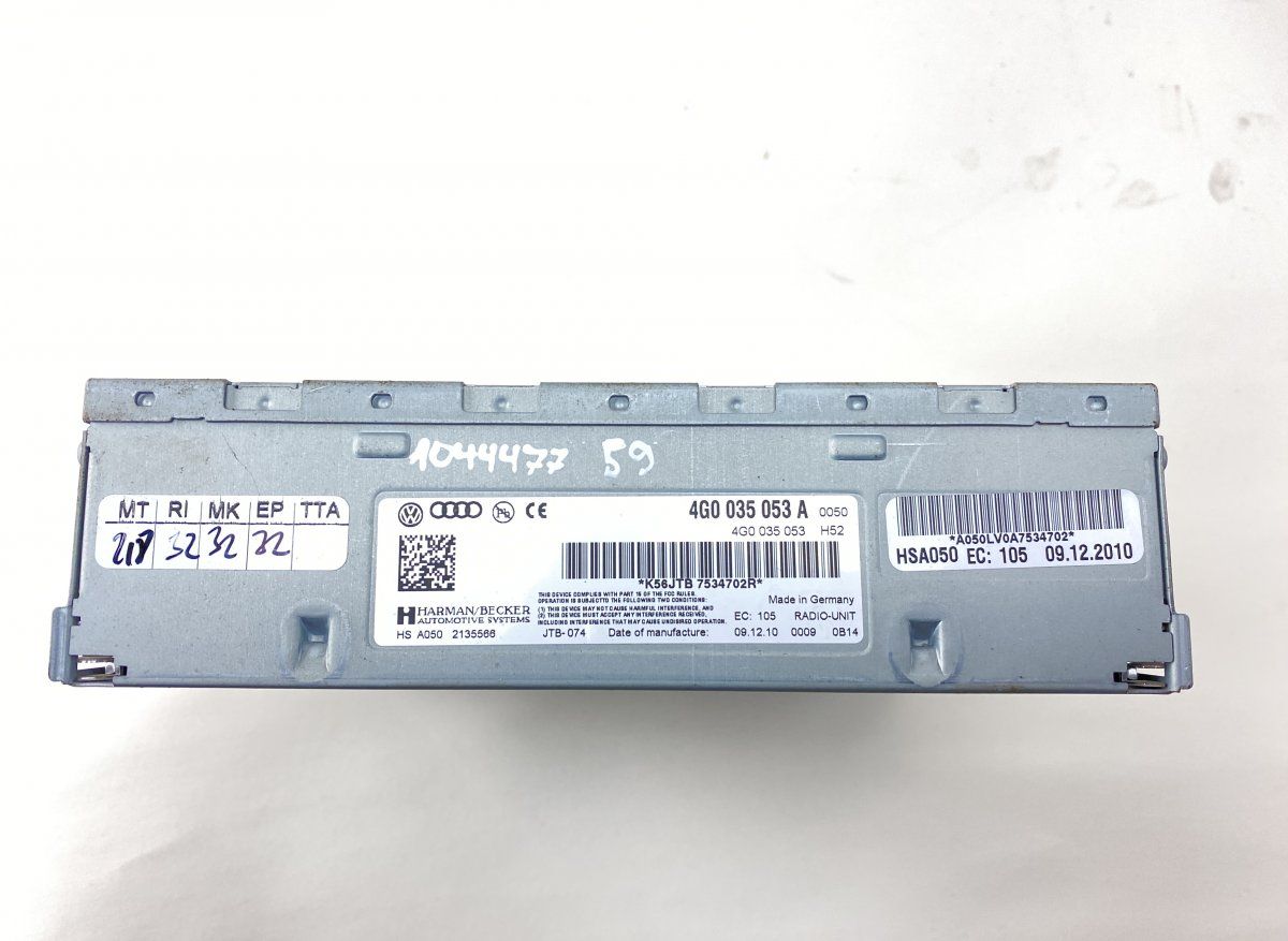4G0035053A Radio tuner AUDI A6 / A6 ALLROAD (C7, 4G) (2010-2018)