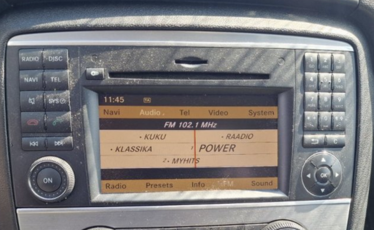 Mercedes-Benz A (W169) Radio BZ9851 Radio MERCEDES-BENZ R-CLASS (W251) (2006...