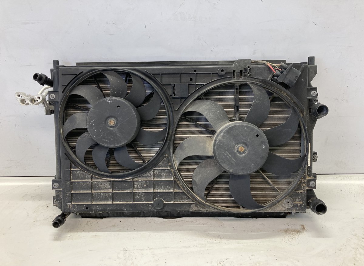 Volkswagen Golf 6 Radiator set 1K0121253BB 1K0121251BN Radiator set VW GOLF VI...