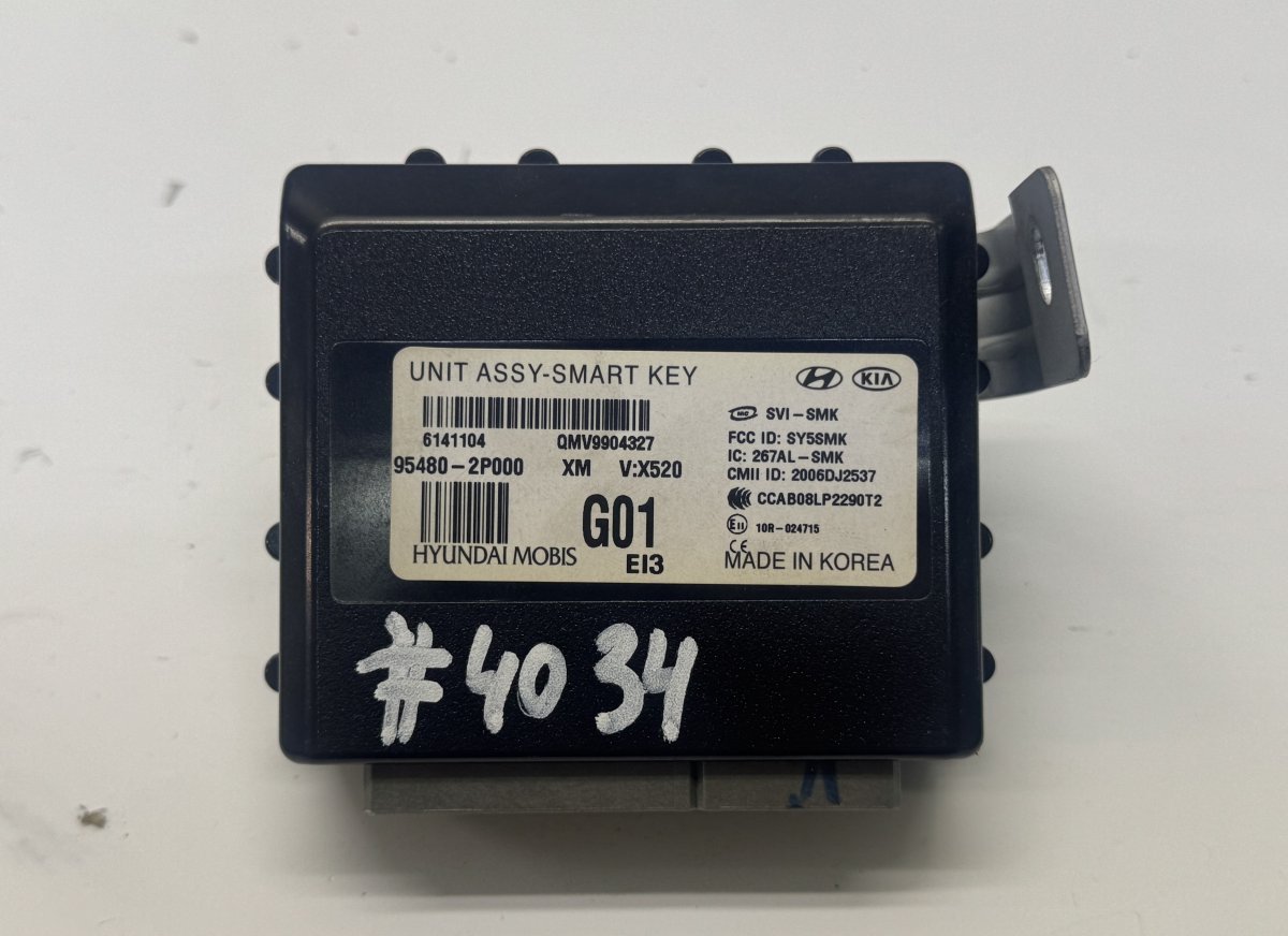 Kia Sorento KEYLESS GO control unit 954802P000 KEYLESS GO control unit KIA SORENTO ...