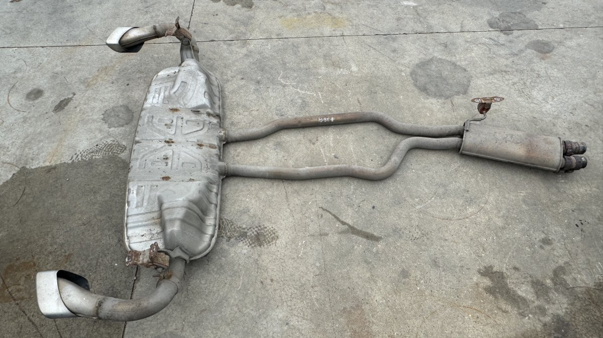 Porsche Cayenne Exhaust system complete 95511112150 95511109630 Exhaust system complete...