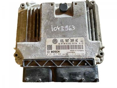 0281016374 0281017946 Motorkontrollenhet / modul (ECU) VW PASSAT B7 / ALLTRACK (2010-2015)
