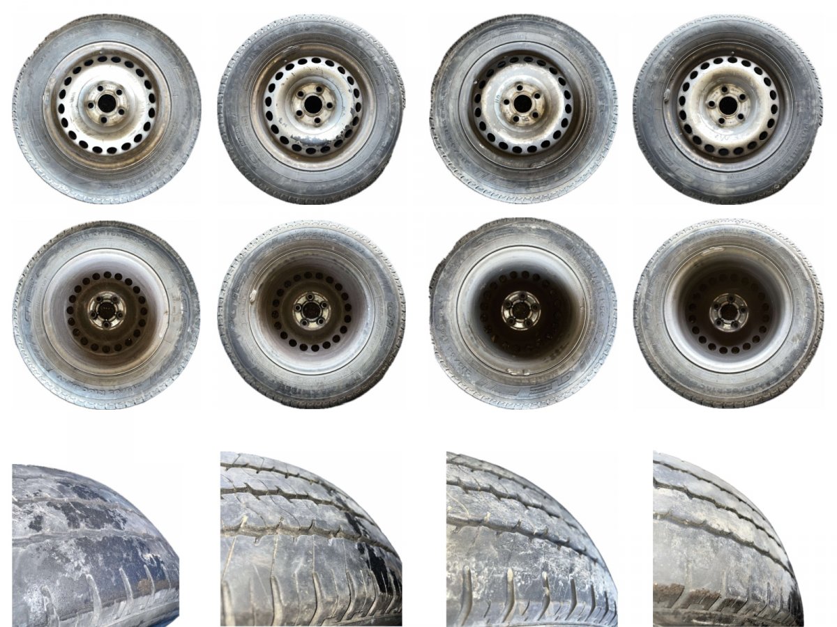 Volkswagen Transporter (T5, Caravelle, Multivan) Rim set With Tyres 4 pcs Rim set With Tyres 4 pcs VW TRANSPORTER T5 / MU...