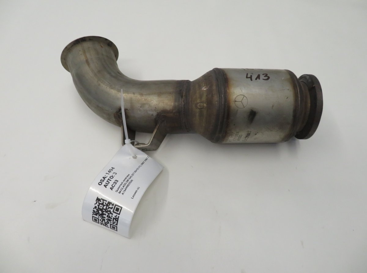 Mercedes-Benz A (W169) Exhaust front silencer (resonator) A1644903536 1644903536 Exhaust front silencer (...