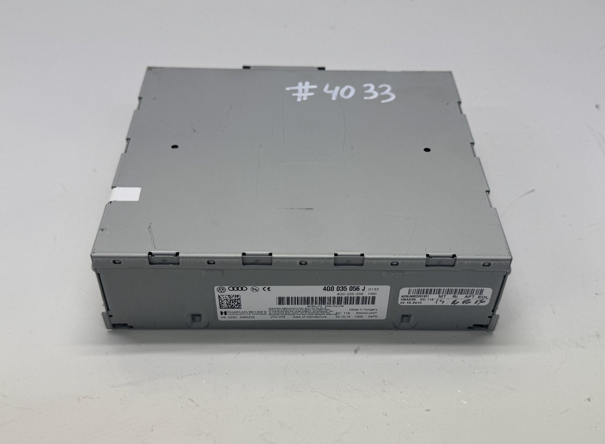 Audi A6 (C7) Radio 4G0035056J Radio AUDI A6 / A6 ALLROAD (C7, 4G) ...