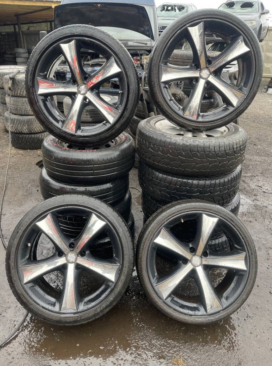 BMW 5 (E39) Rim set With Tyres 4 pcs 8JX19 9JX19 ET15 D74.1 5X120 Rim set With Tyres...