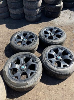 9JX19 10JX19 ET48 ET45 D72.6 5X112 Zestaw felg z oponami 4 szt. BMW X5 (E53) (2000-2007)