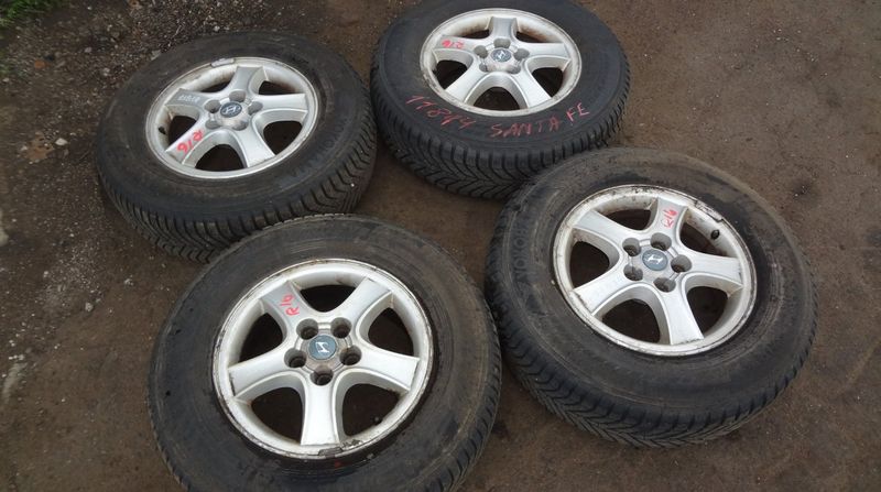 5X114.3 Fälgset Med Däck 4 st HYUNDAI SANTA FE I (SM) (2000-2006)