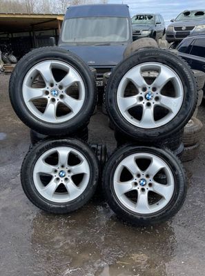 Jeu de jantes 8JX17 ET46 D72.6 5X120 avec pneus, 4 pièces, pour BMW X3 (E83) (2004-2012)