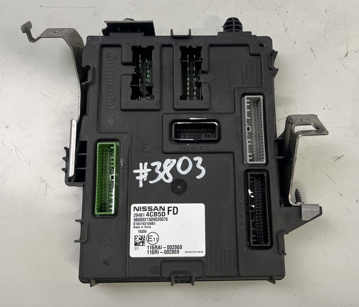 Nissan X-Trail / Rogue Body control module (BCM) 284B14CB5D S180192109B0 Body control module (BC...