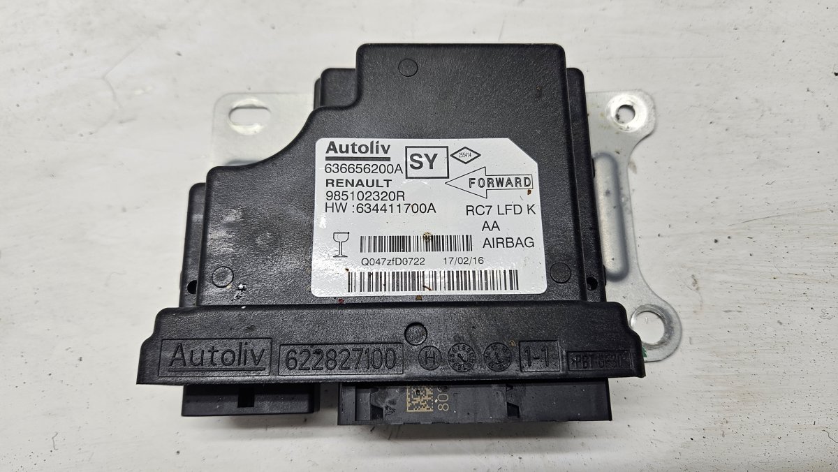 Renault Talisman Airbag Control Unit 985102320R 636656200A 622827100 Airbag Control ...