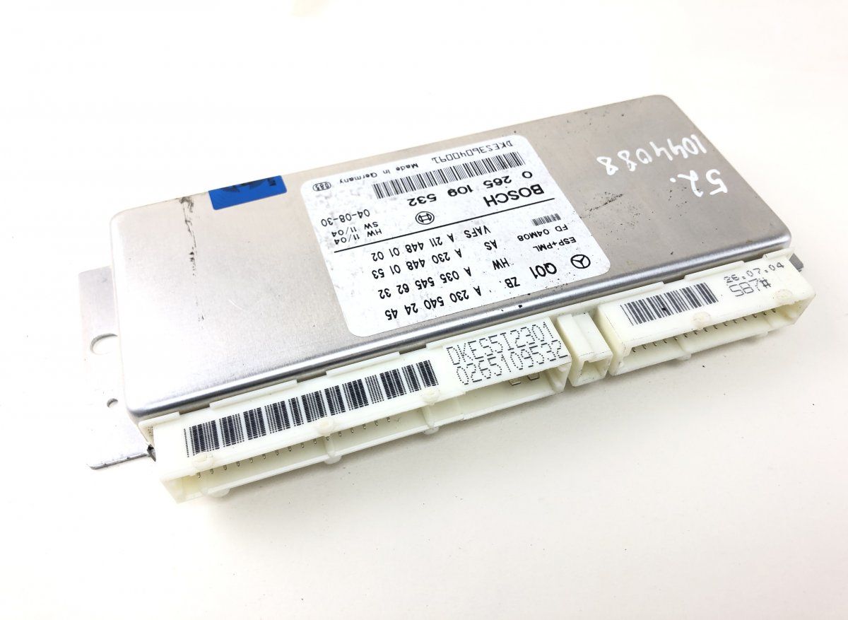 0265109541 0265109532 0265109537 ESP control unit MERCEDES-BENZ SL-CLASS (R230) (2001-2012)