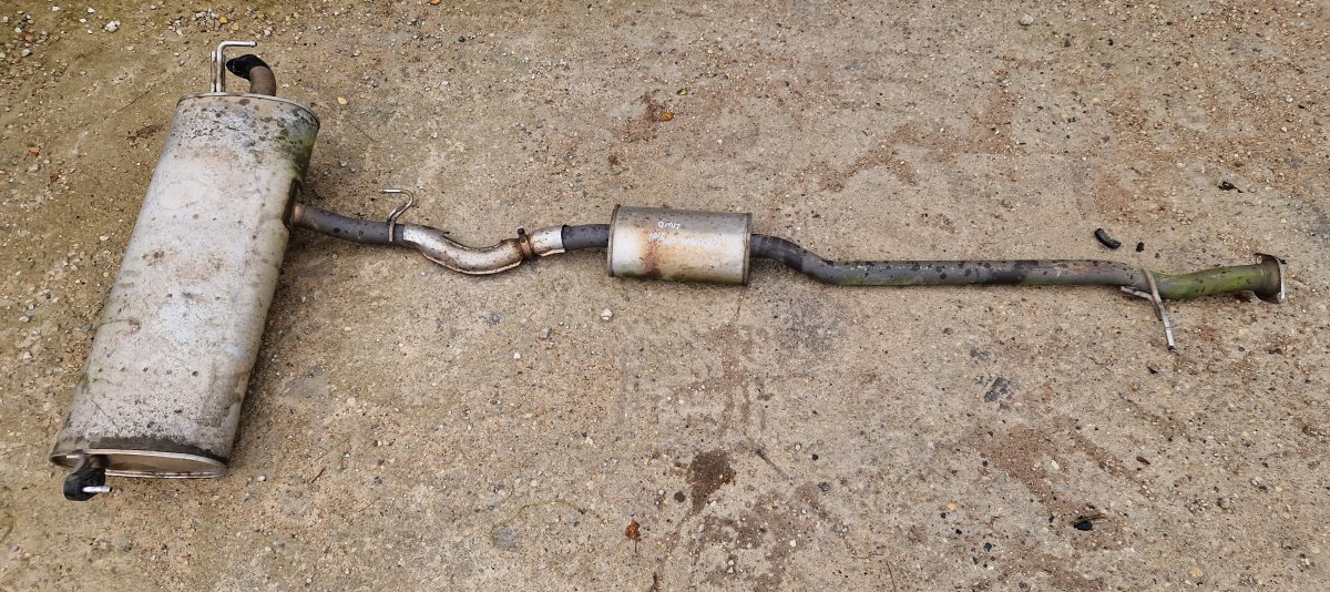 Nissan Qashqai Exhaust rear silencer (muffler) 20100JD200 Exhaust rear silencer (muffler) NISS...