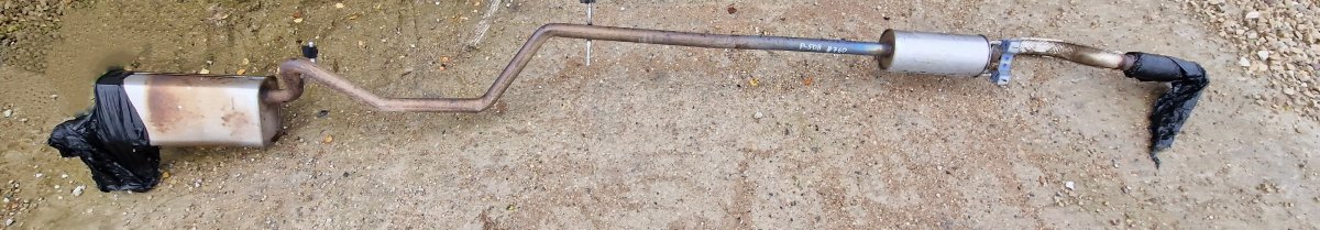 Peugeot 508 Exhaust rear silencer (muffler)