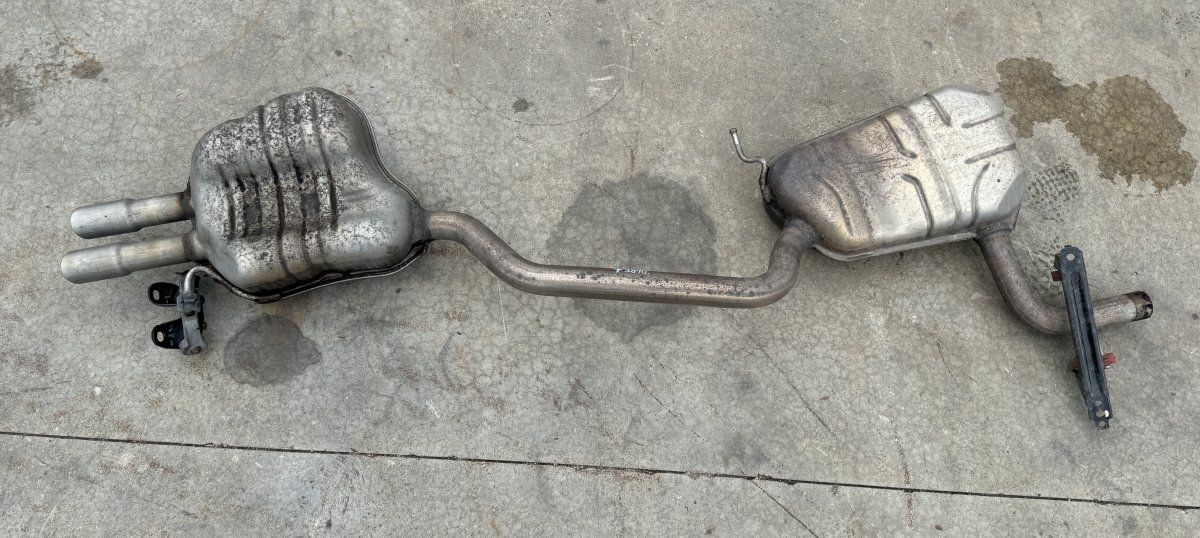 1K0253411BM 1K0120AD Exhaust system complete VW GOLF VI (5K) (2008-2013)