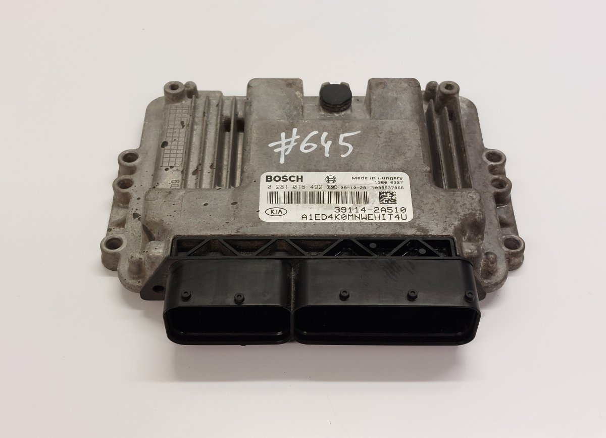 Kia ceed (ED) Engine Control Unit / module (ECU) 39114-2A510 391142A510 0281016492 Engine Contro...
