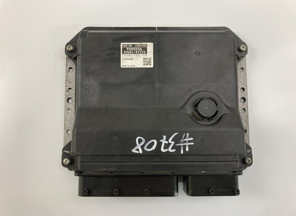 Toyota Prius Engine Control Unit / module (ECU) 89661-47270 8966147270 275300-7383 2753007383 E...