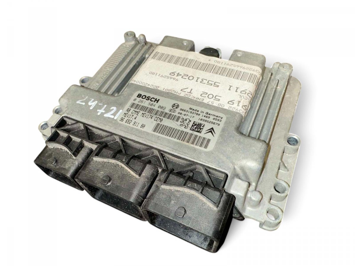 Peugeot 308 Engine Control Unit / module (ECU) 9665291180 0261S04009 MEV174 Engine Control Uni...